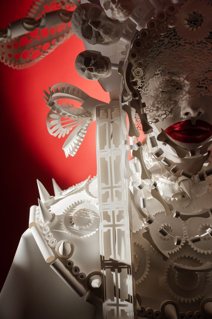 I Created A Paper Costume Inspired By War