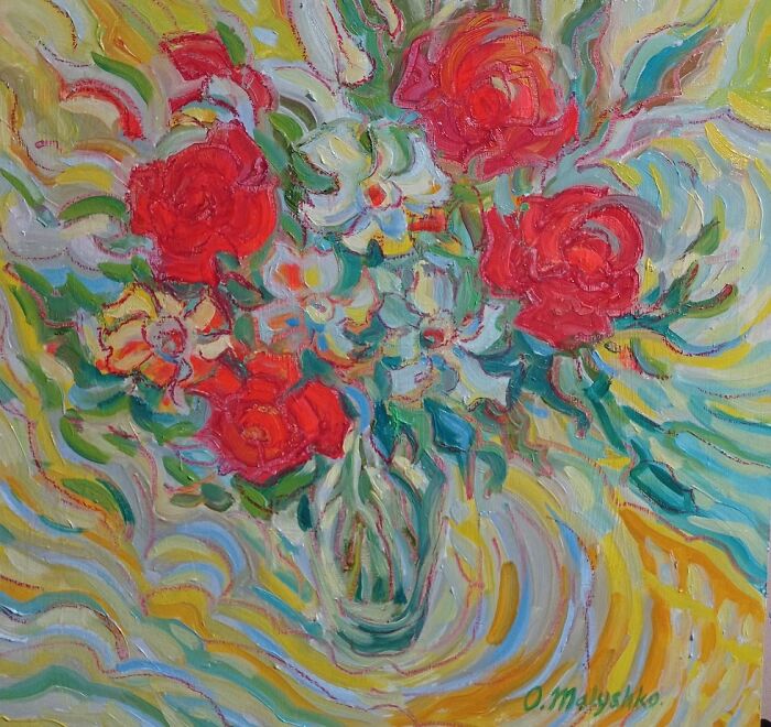 Here Are The Paintings By Artists From The Front-Line Zone Of Ukraine (11 Pics)