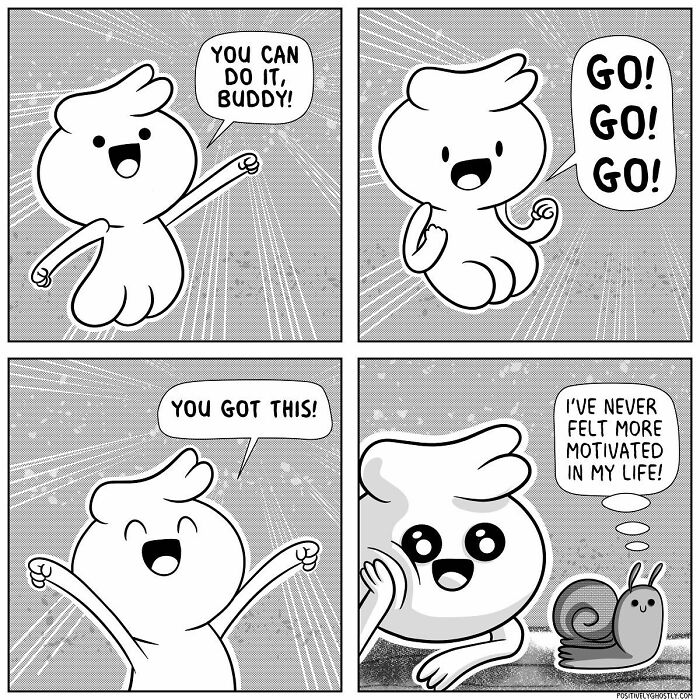 Positively Ghostly's Motivating Comics
