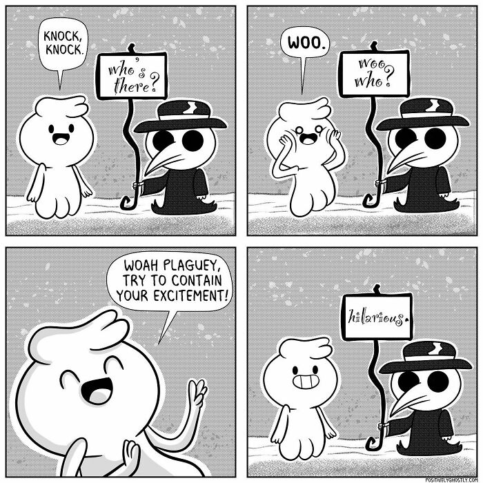 Positively Ghostly's Motivating Comics