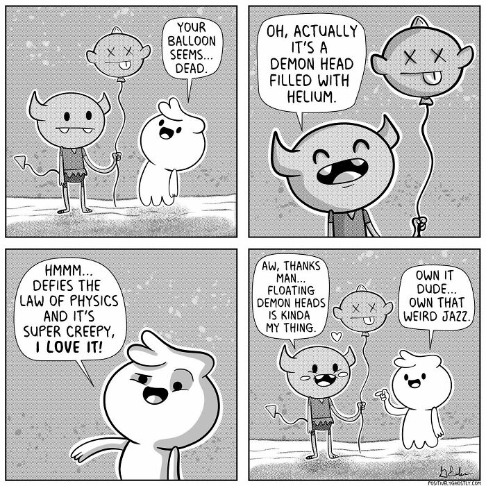 Positively Ghostly's Motivating Comics