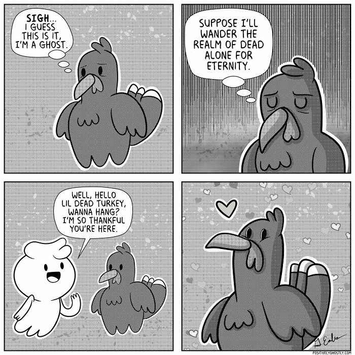 Positively Ghostly's Motivating Comics