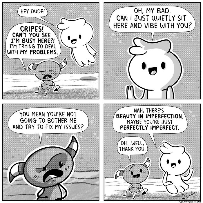 Positively Ghostly's Motivating Comics