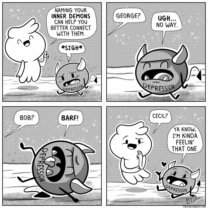 Positively Ghostly's Motivating Comics