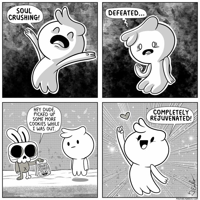Positively Ghostly's Motivating Comics