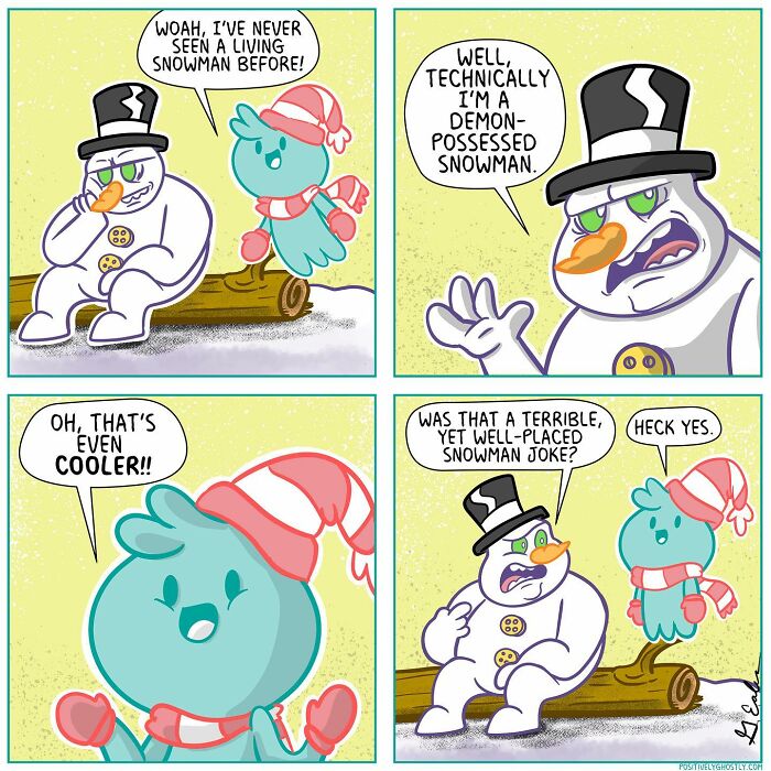 Positively Ghostly's Motivating Comics