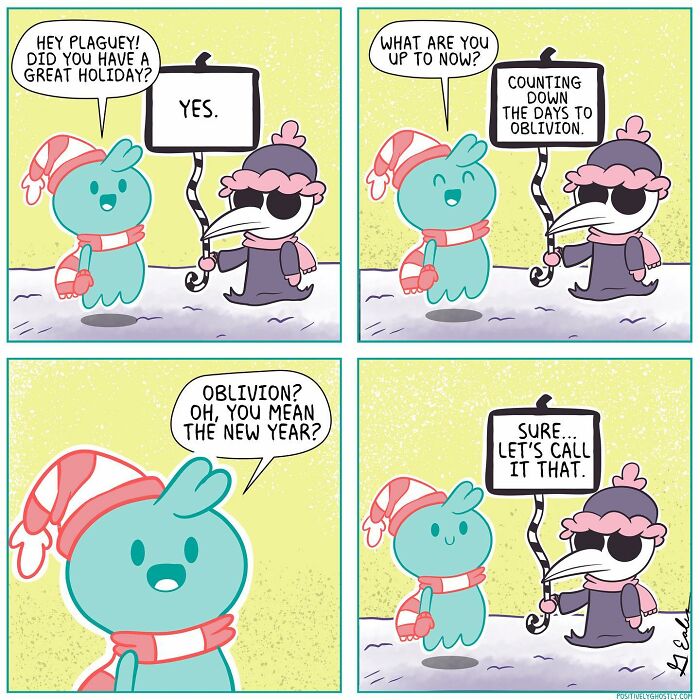 Positively Ghostly's Motivating Comics