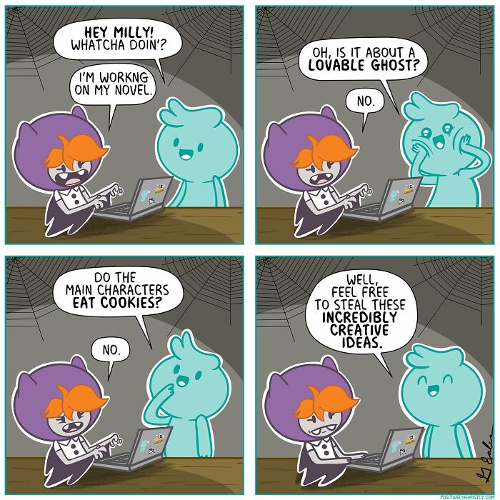 Positively Ghostly's Motivating Comics