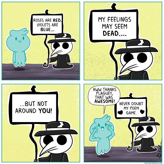 Positively Ghostly's Motivating Comics