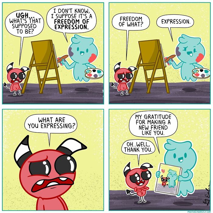 Positively Ghostly's Motivating Comics