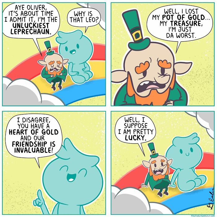 Positively Ghostly's Motivating Comics
