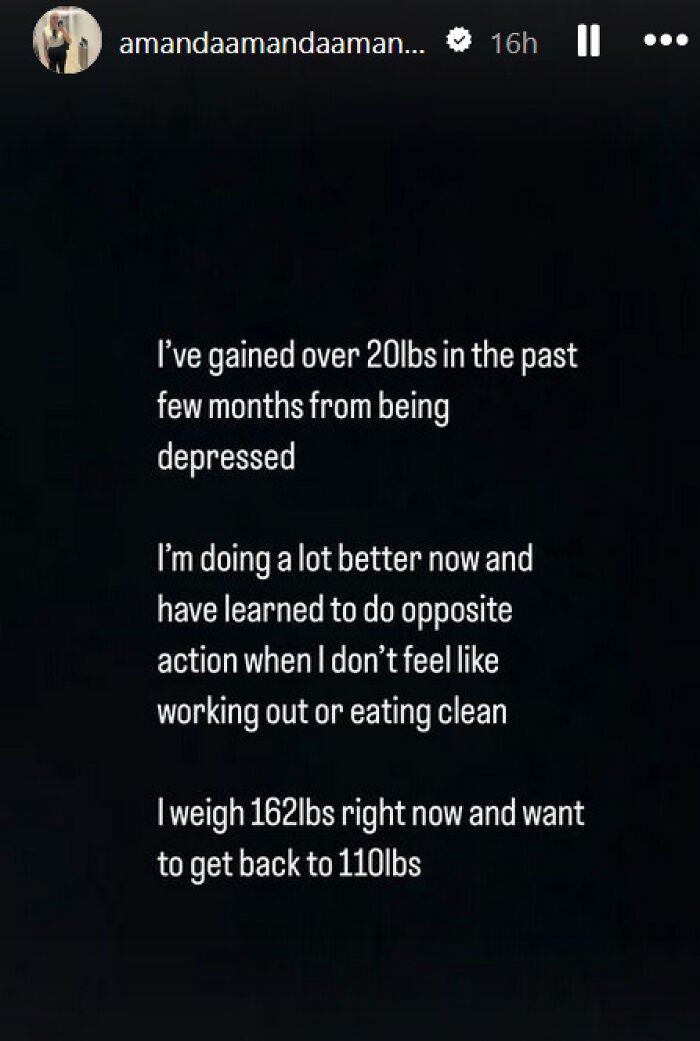 Amanda Bynes Opens Up About Weight Gain Amid Depression Struggle: &ldquo;[I] gained over 20 lbs&rdquo;