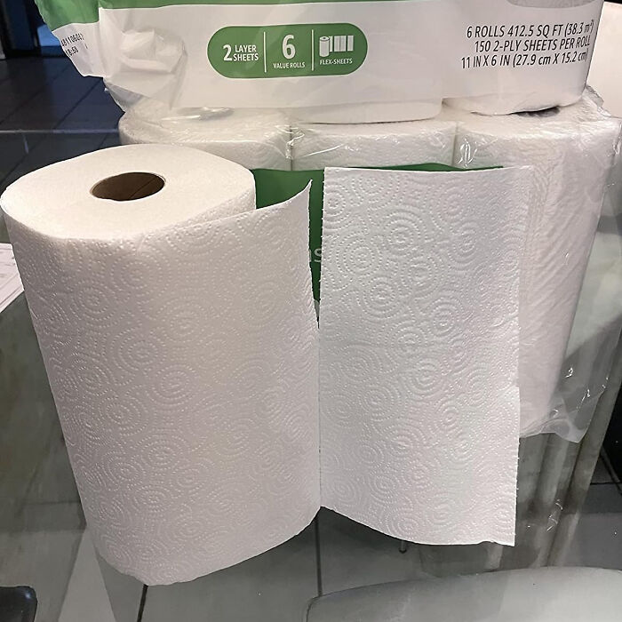 Ultimate Absorbency: Flex-Sheets Paper Towels - 150 Sheets Per Roll For High-Performance Cleanup!