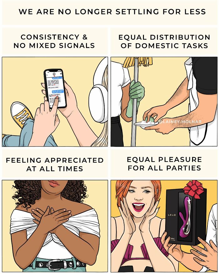 Comic Capturing Society's Ridiculously Unfair Expectations Of Women
