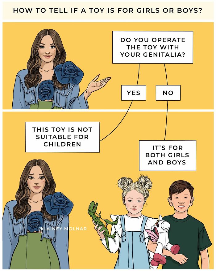 Comic Capturing Society's Ridiculously Unfair Expectations Of Women