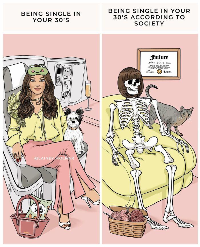 Comic Capturing Society's Ridiculously Unfair Expectations Of Women