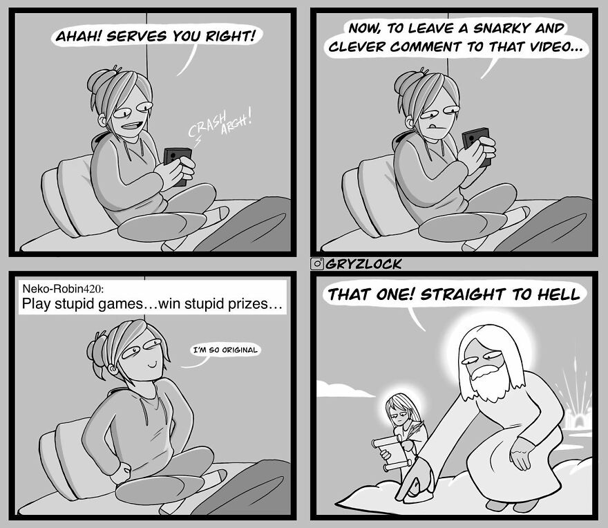 This Artist Draws Sarcastic Comics With Twisted Endings (New Pics)