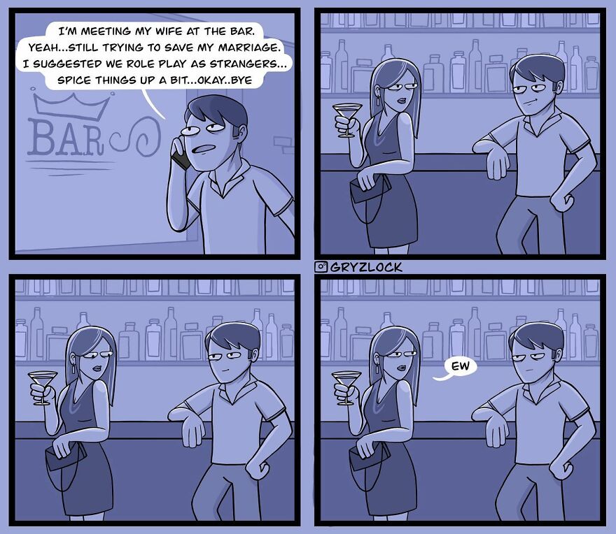 This Artist Draws Sarcastic Comics With Twisted Endings (New Pics)