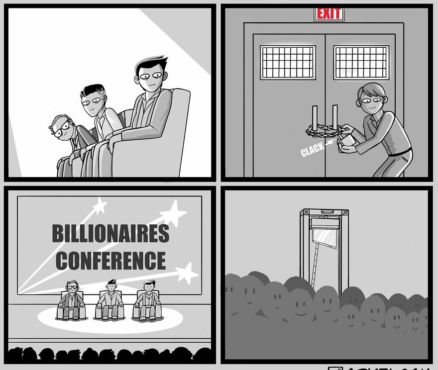 This Artist Draws Sarcastic Comics With Twisted Endings (New Pics)