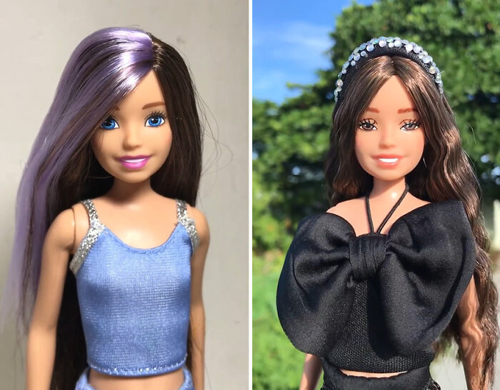 Young Brazilian Is Successful On Social Media With Customization Of Old Barbies