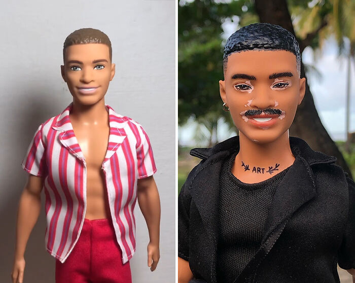 Young Brazilian Is Successful On Social Media With Customization Of Old Barbies
