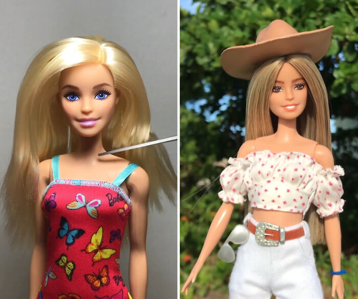 Young Brazilian Is Successful On Social Media With Customization Of Old Barbies