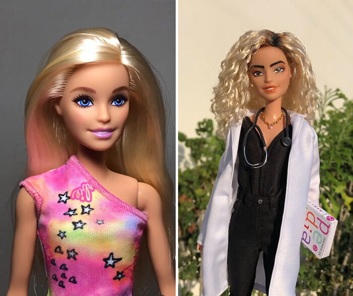 Young Brazilian Is Successful On Social Media With Customization Of Old Barbies