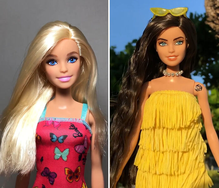 Young Brazilian Is Successful On Social Media With Customization Of Old Barbies