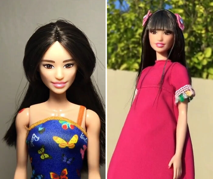 Young Brazilian Is Successful On Social Media With Customization Of Old Barbies