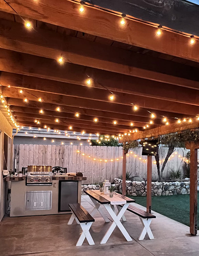 Light Up Your Summer Nights With Outdoor Globe LED String Lights, Creating A Chic, Energy-Saving Patio Look