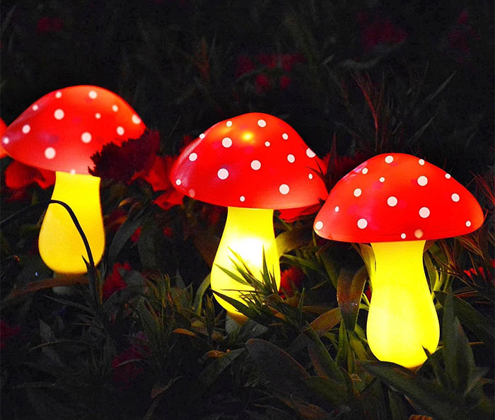  Mushroom Solar Lights That'll Transform Your Backyard Into A Whimsical Wonderland Every Night