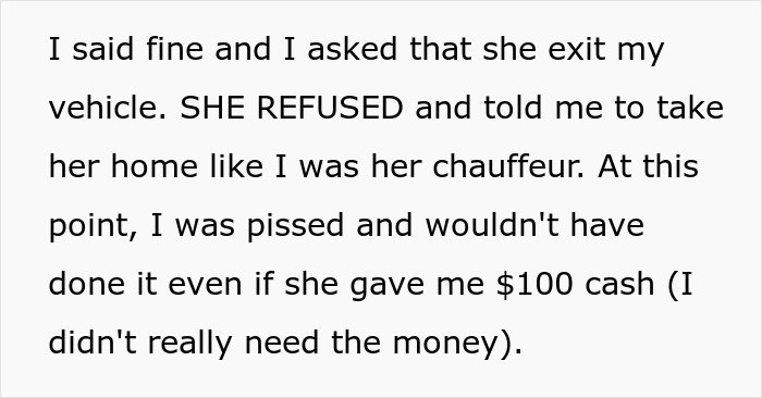 Woman Tries To Scam Uber Driver, He Maliciously Complies With Free Ride