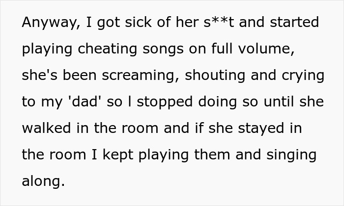 Woman’s Stepchildren Play Songs About Cheating To Her, She’s Hospitalized With A Mental Breakdown Woman’s Stepchildren Play Songs About Cheating To Her, She’s Hospitalized With A Mental Breakdown