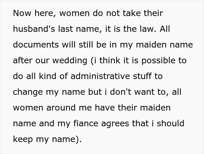 In-Laws Create Chaos In Family As They Harass Their Son’s Fiancée Over Keeping Her Maiden Name In-Laws Create Chaos In Family As They Harass Their Son’s Fiancée Over Keeping Her Maiden Name