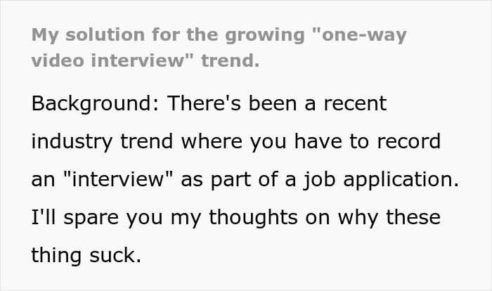 &ldquo;It&rsquo;s A Red Flag&rdquo;: Job Applicant Strikes Back Against One-Way Interview Process
