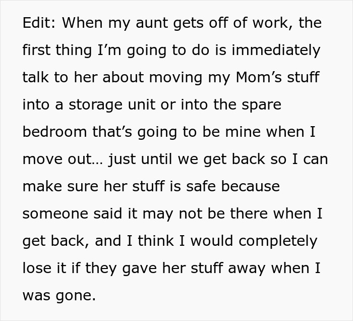 Teen Plans A Trip With Late Mom’s Sister, Loses It When Dad’s New Wife Tries To Take It Over Teen Plans A Trip With Late Mom’s Sister, Loses It When Dad’s New Wife Tries To Take It Over