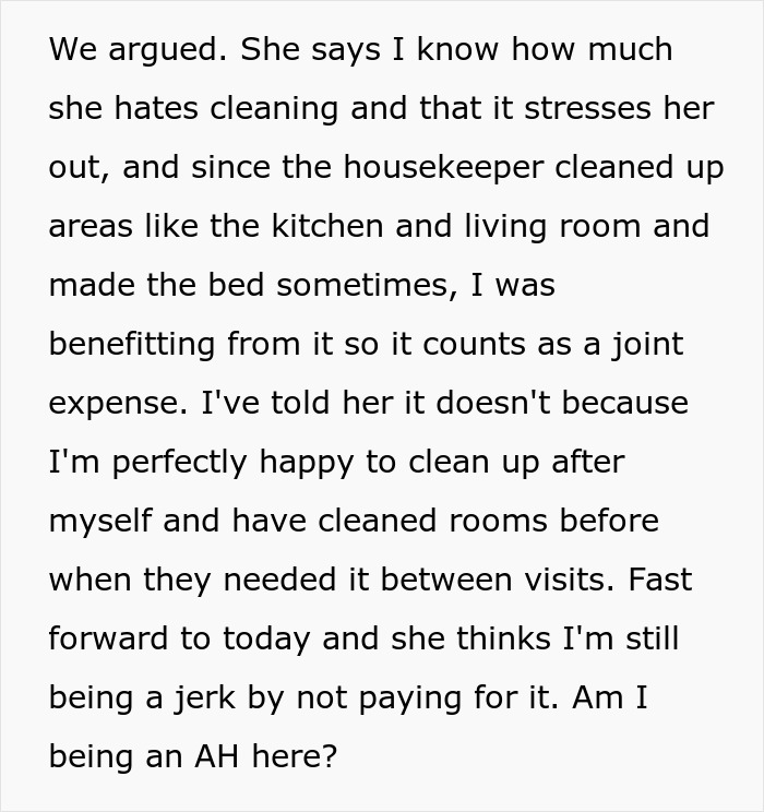 Guy Won't Pay For Housekeeping Service After Wife Gets Laid Off At Her Job, Drama Ensues
