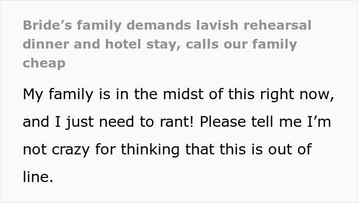 Tensions Run High As Family Is Accused Of Being “Cheap” For Refusing To Fund $37k Dinner Tensions Run High As Family Is Accused Of Being “Cheap” For Refusing To Fund $37k Dinner