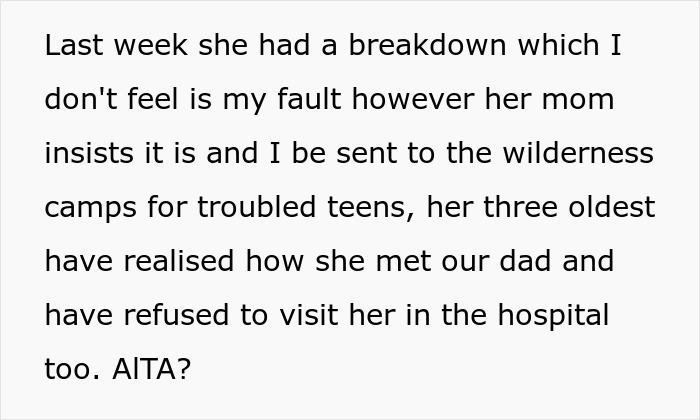 Woman’s Stepchildren Play Songs About Cheating To Her, She’s Hospitalized With A Mental Breakdown Woman’s Stepchildren Play Songs About Cheating To Her, She’s Hospitalized With A Mental Breakdown