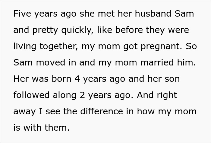Mom Asks Favor From Firstborn After Abandoning Her For Her New Family, Gets A Cold Hard No Mom Asks Favor From Firstborn After Abandoning Her For Her New Family, Gets A Cold Hard No