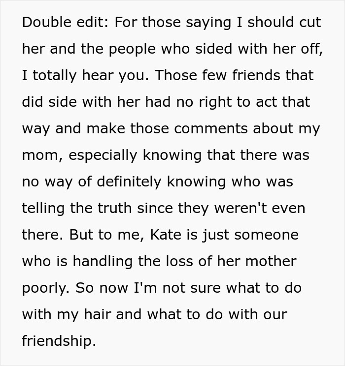 Woman Is Stunned When A Friend Asks Her To Cut Off Her Hair, Claiming It Reminds Her Of Her Trauma