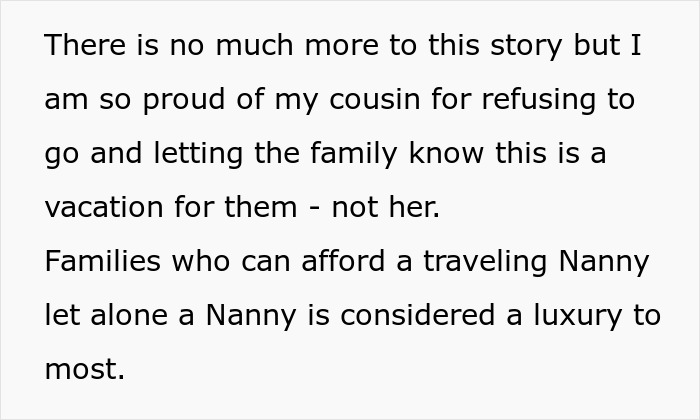 Nanny Is Asked To Accompany Family On Their Vacation, They Don’t Realize That It Would Be Her Work - 10