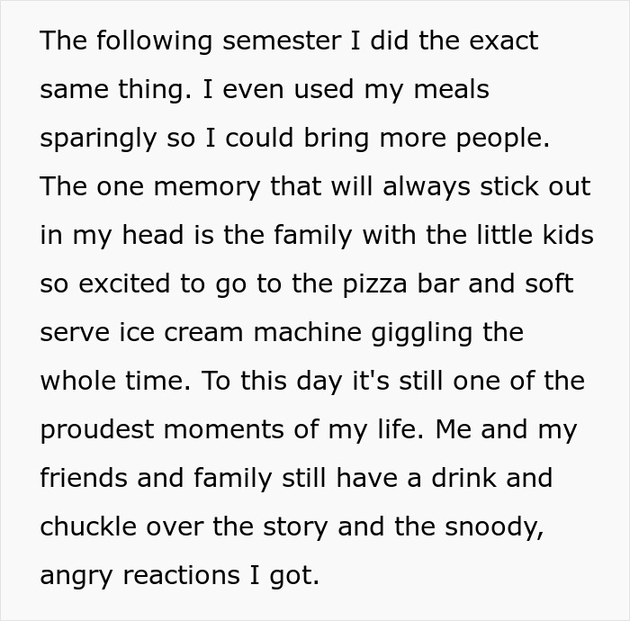 &ldquo;One Of The Proudest Moments Of My Life&rdquo;: Student&rsquo;s Malicious Compliance Feeds Over 120 People