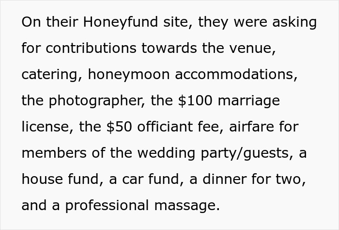 Entitled Couple Plans A Crowdfunded Wedding And Asks For $18k In Total, Gets Shamed Mercilessly
