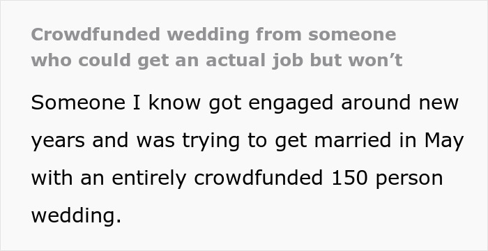 Entitled Couple Plans A Crowdfunded Wedding And Asks For $18k In Total, Gets Shamed Mercilessly