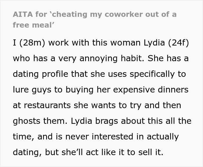 Woman's Attempt To Score Free Dinner On Date Ends In Embarrassment As He Got Warned Beforehand