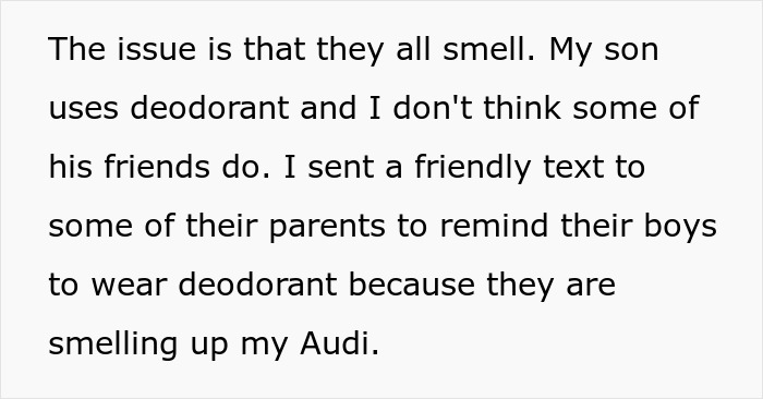 &ldquo;I&rsquo;m Not Picking Up Their Kids&rdquo;: Dad Puts His Foot Down After Chauffeuring Son&rsquo;s Smelly Friends