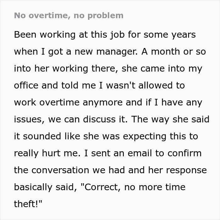 &ldquo;No Overtime, No Problem&rdquo;: Worker Happily Complies, Makes New Boss Go Red From Embarrassment