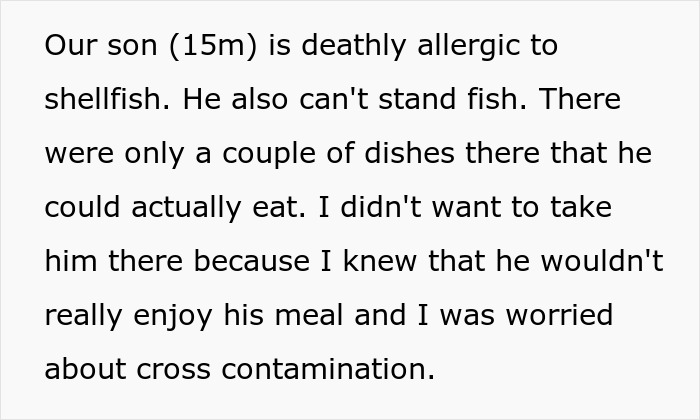 Mom Asks Daughter To Choose Another Restaurant Because Her Brother Can’t Eat There, Gets Slammed Mom Asks Daughter To Choose Another Restaurant Because Her Brother Can’t Eat There, Gets Slammed