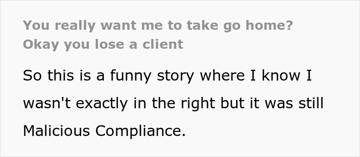 Woman Maliciously Complies With Boss&rsquo; Orders To Go Home And Change, Ruins An Important Meeting